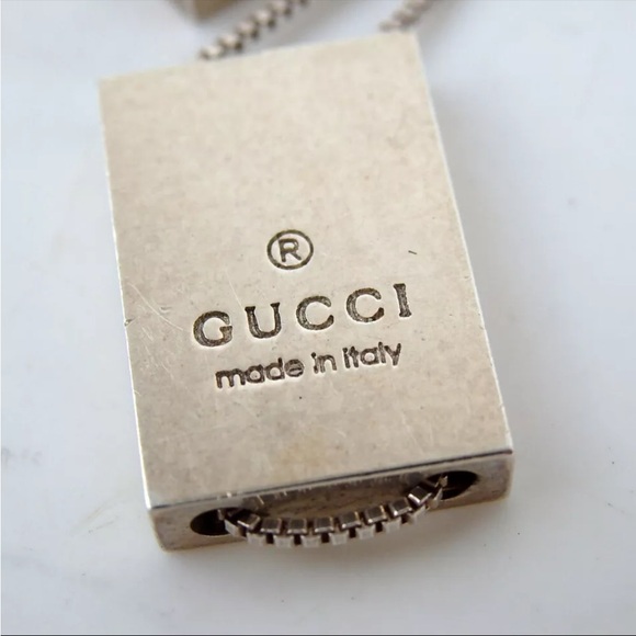 Gucci Silver 925 Cross Necklace - Picture 12 of 12